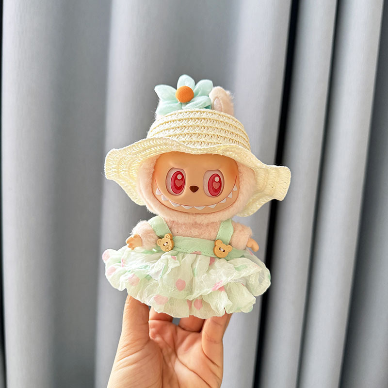 仅售衣服] 一二代钥匙扣La布布衣服挂件拉布布娃衣连衣裙珍珠发饰|undefined