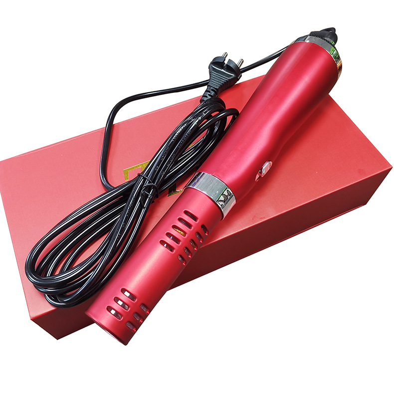 Transfronterizo rojo pequeño dios soplando instrumento de fisioterapia de onda tailandesa masaje de onda de luz Botón de mano cuerpo meridiano masajeador