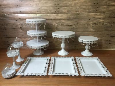De estilo europeo de la boda mesa de postre soporte de exhibición de hierro de múltiples capas creativo pastel de cumpleaños estante de tres capas de pastelería soporte image 19