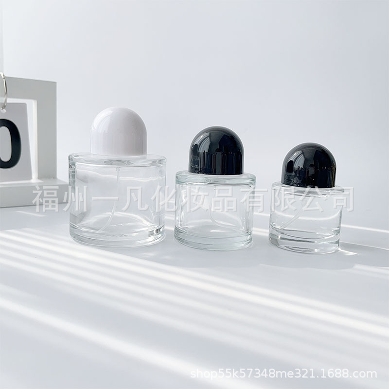 现货螺口香水分装瓶高档便携30ML50ML100ML大容量透明喷雾替换瓶