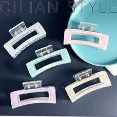 韓国の高級アクリルクリップドーパミンサメクリップ絶妙で多用途なイン後頭部ヘアピン卸売帽子