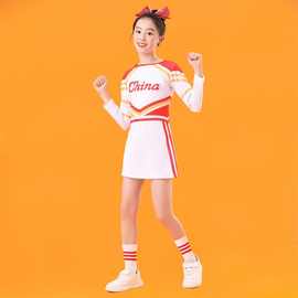 儿童啦啦操比赛演出服中小学生运动会体操表演服健美操舞蹈竞技服