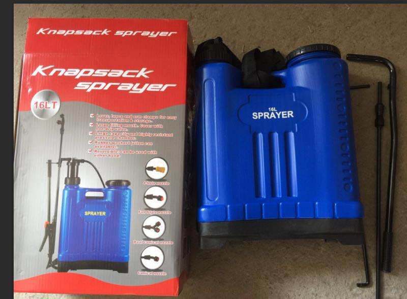Pulverizador manual de pesticidas Bochen de 16L, tipo mochila portátil, en stock, pulverizador de insecticidas de 20L, pulverización eficiente.