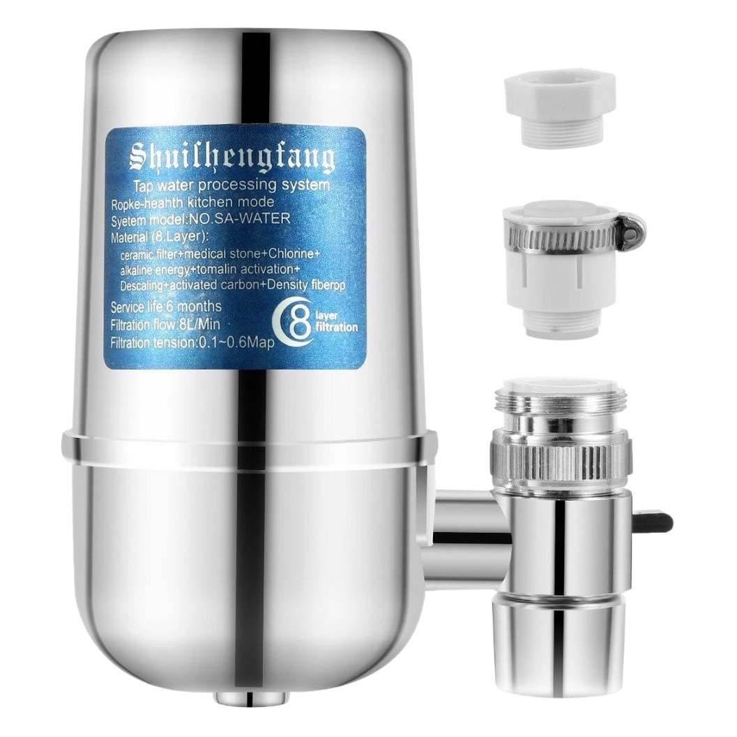 Transfronterizo al por mayor galvanoplastia hogar purificador de agua purificador de cocina grifo filtro de agua del grifo del hogar