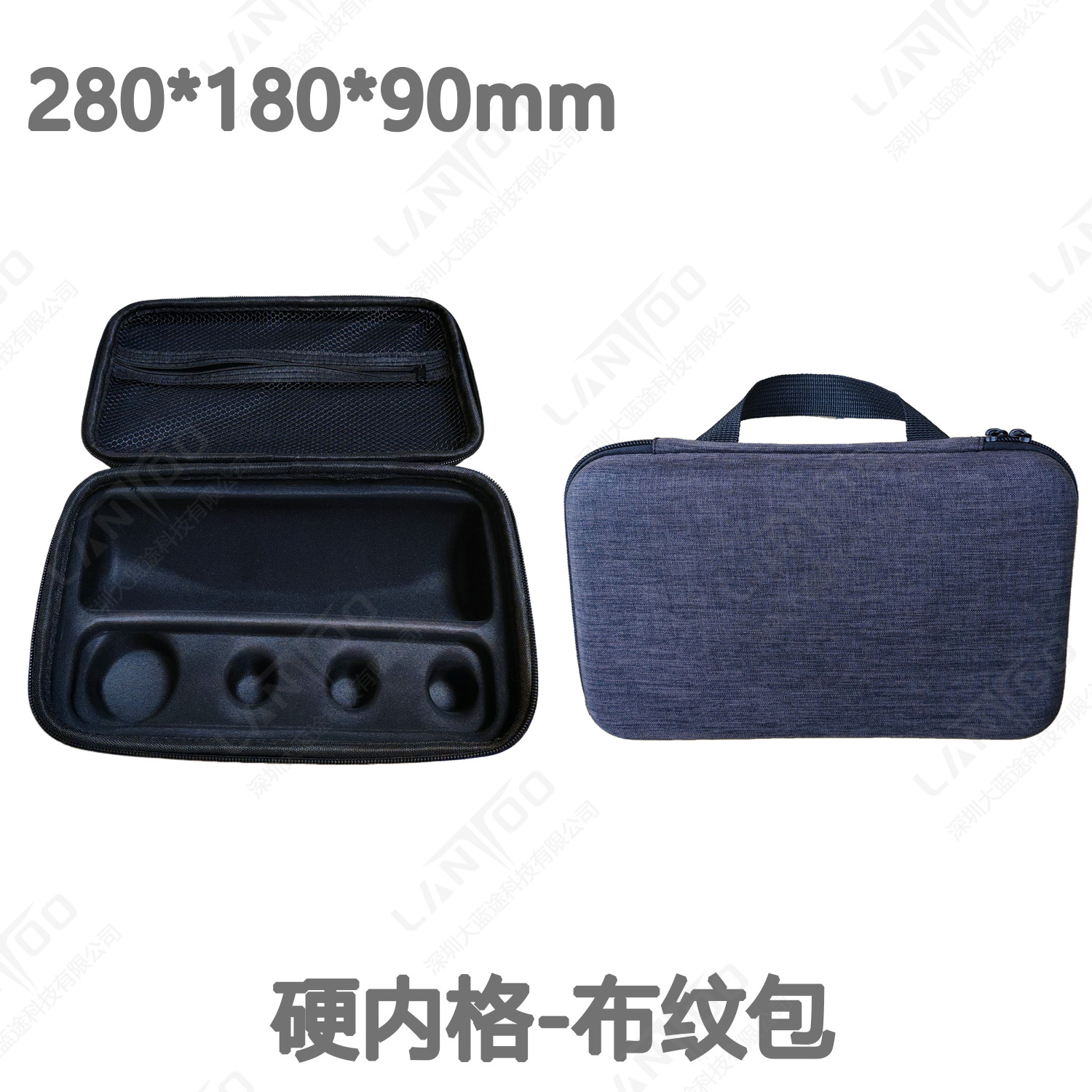 Máquina de café portátil bolsa portátil bolsa de Oxford bolsa de viaje al aire libre camping cafetera bolsa de cremallera interna dura image 7