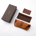Tom leather sunglasses case set