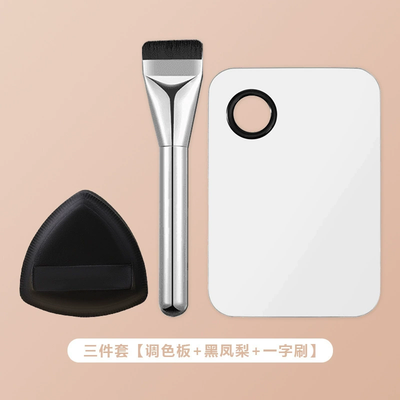 Sponge, foundation, palette, set, face mask, concealer brush