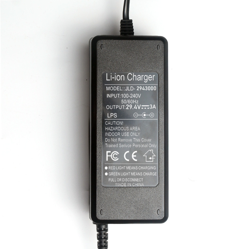 29.4V3A リチウム電池充電器 29.4V1A2A5A7 シリーズ 18650 三元ポリマー リチウム電池充電器|undefined