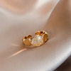 Small elegant fashionable brand ring, 2020 years, light luxury style, on index finger