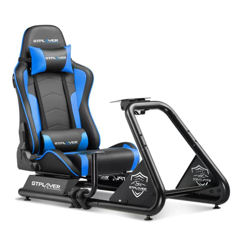 Juego de carreras simulador asiento volante soporte de pantalla soporte de pedal soporte de fijación