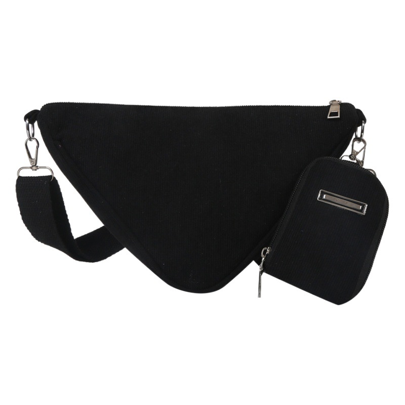 Bolsa de gran capacidad para mujer verano 2023 nueva bolsa de mensajero de color sólido simple estilo deportivo casual hombro triángulo bolsa niño y madre