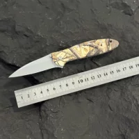Нож раскладной Kaxiu 1660 с камуфляжным рисунком для outdoor кемпинга, портативный нож, острый, антиподвheightостойкий, миниатюрный карманный нож