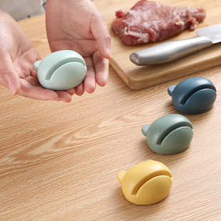 Cartoon frog sharpening stone household multifunctional kitchen knife speed grinder portable non-slip sharpening scissors kitchen gadgets