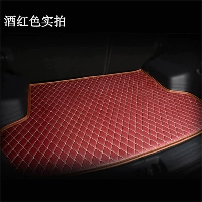 Trunk Mat | Version Car Foot Mat Auto - burgundy-tiled-customized-domestic-and-foreign-car-models