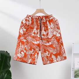 夏季新款美式短裤男潮牌薄款设计感小众宽松大码运动休闲五分裤子