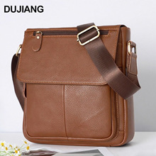 新款真皮男包斜挎包大容量休闲通勤单肩包头层牛皮多功能男士包包