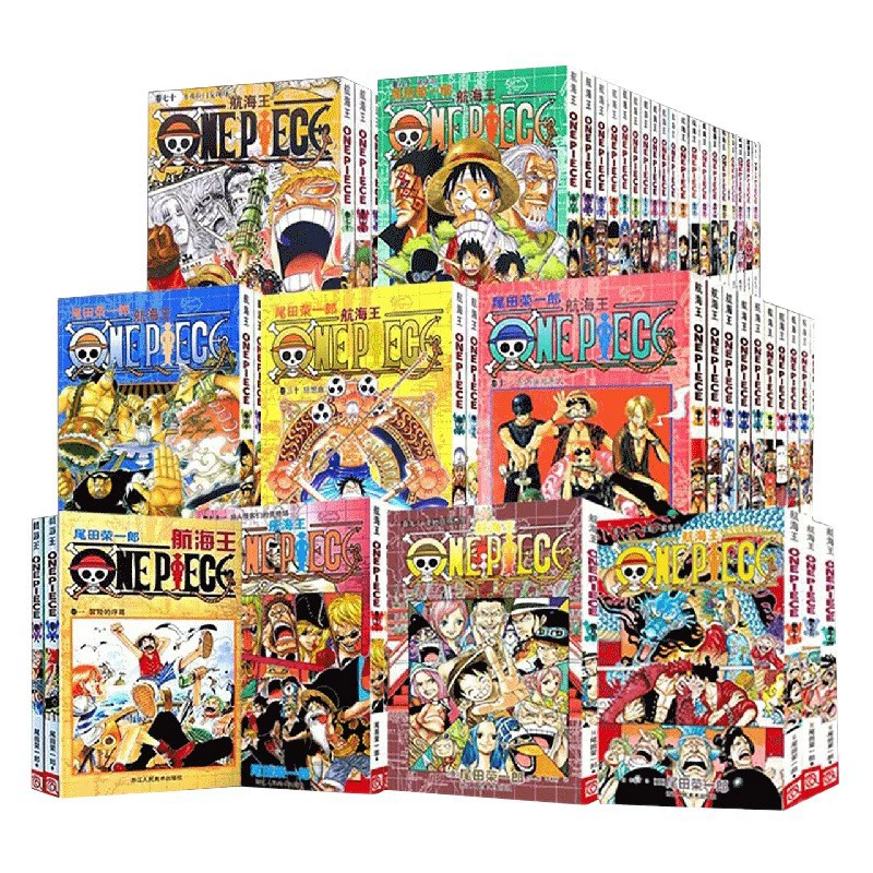 Подлинная манга-серия One Piece 1-108, аниме с горячей кровью, японский комикс, двумерная японская анимация