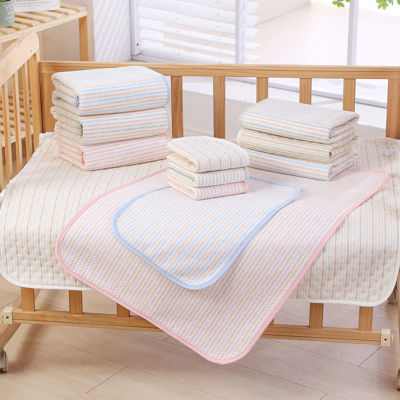 Baby colored cotton diaper pad waterproof washable breathable large diaper pad leak-proof non-slip menstrual aunt pad wholesale Baby colored cotton diaper pad waterproof washable breathable large diaper pad leak-proof non-slip menstrual aunt pad wholesale
