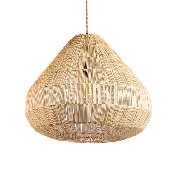 Ovejas de madera araña de ratán Estilo nórdico japonés retro cama y desayuno dormitorio americano olla caliente restaurante estilo tranquilo salón comedor