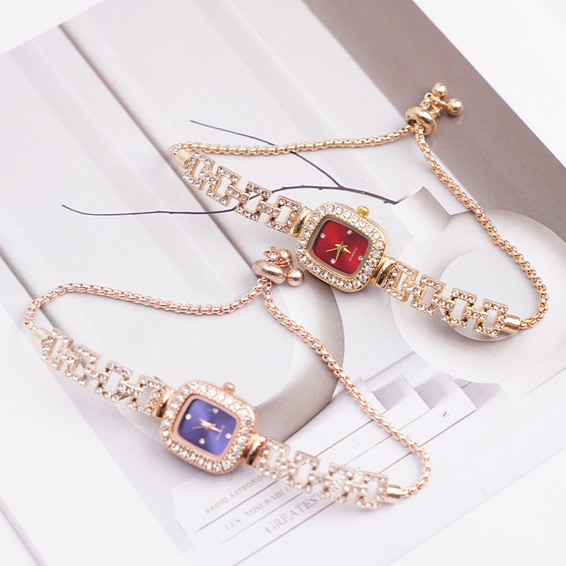 New Alloy Imitation Mechanical Watch with Stitch Time and Accurate Dial, Fashionable Business High-End Women's Bracelet Watch