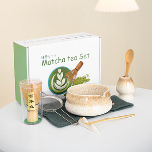 Japanese-Style Gift Box Set Cross-Border Ins-Style Matcha Bowl Matcha Tea Set Ceramic Cross-Border Exclusive