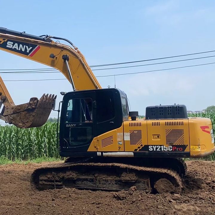 Exportación de comercio exterior de Guangdong de segunda mano San135 San155 excavadora doméstica marca de primera línea