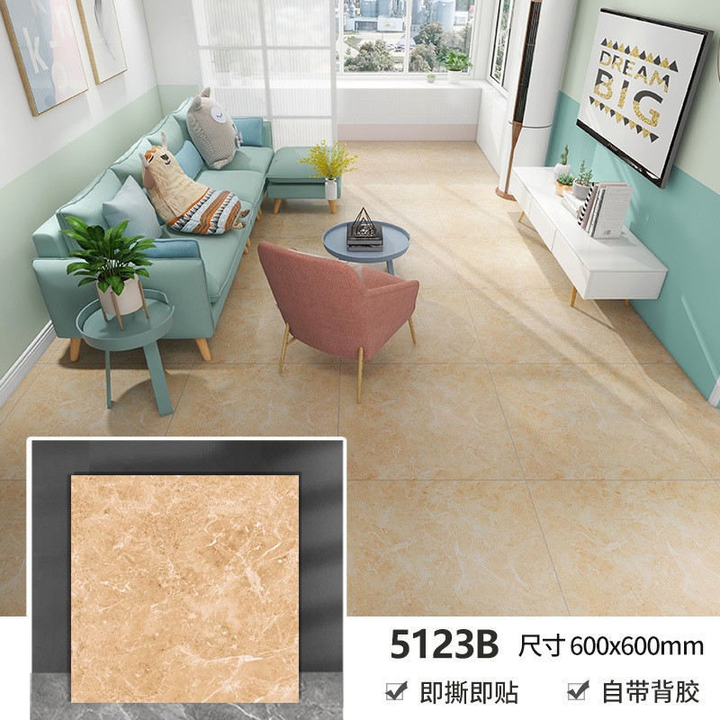 pegatinas de suelo de PVC autoadhesivas renovación doméstica esterradura antideslizante autoadhesiva pegatinas de suelo de azulejos imitables