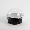 Black silver inner + round high cover