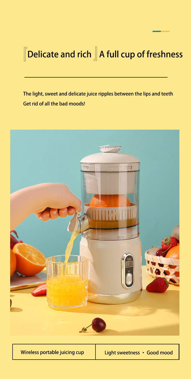 Cross-Border New Extractor Pulp Separation Portable Multifunctional Electric Small Juice Orange Juicer_voghion.com