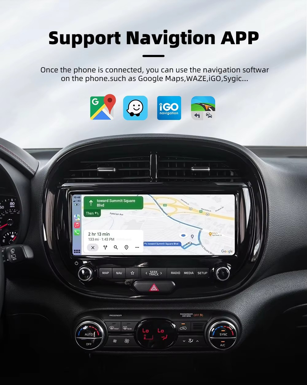 Cross-Border Car Wireless Carplay Box Android Box Wired to Wireless Carplay Adapter Two-In-One