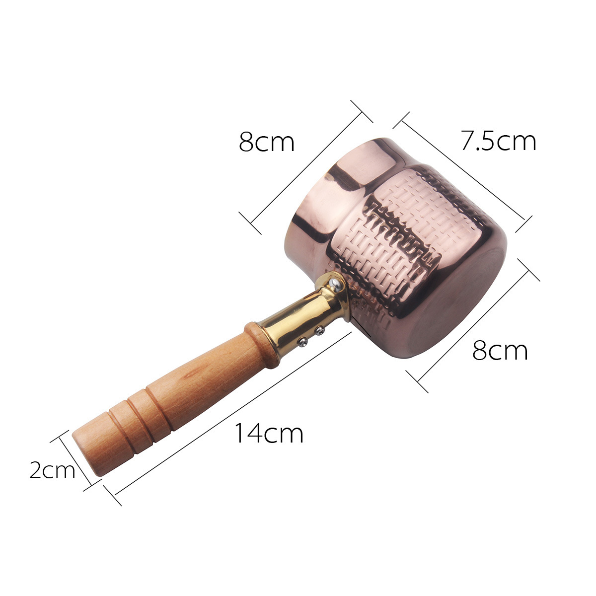 304 Stainless Steel Small Milk Pot Thickened Cheese Chocolate Baking Butter Heating Melting Pot Coffee Pot