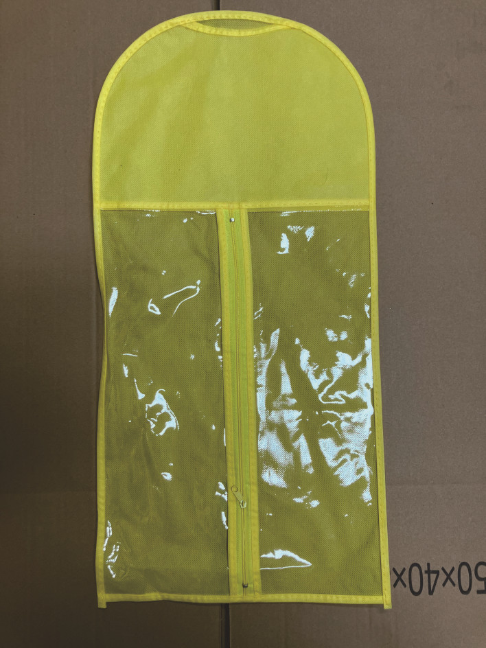 노란색, 플라스틱 후크가 있는 30*60 플라스틱 후크, 부직포 + 투명 PVC