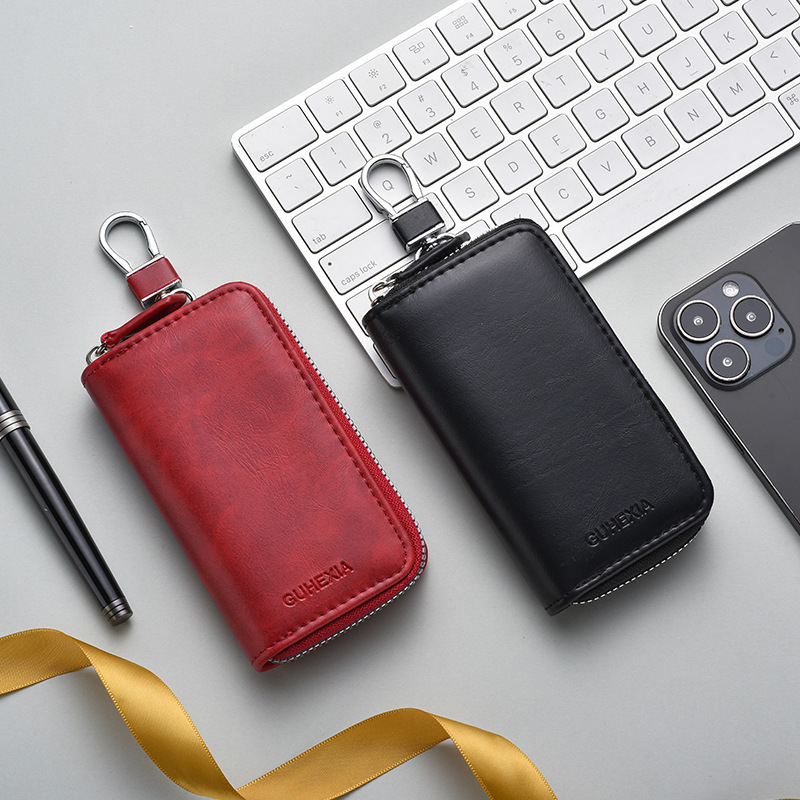 Key Bag Men's Large Capacity Key Key Multi-function Set Personalized Storage Bag Car Key Bag Women's Leather Business Bag