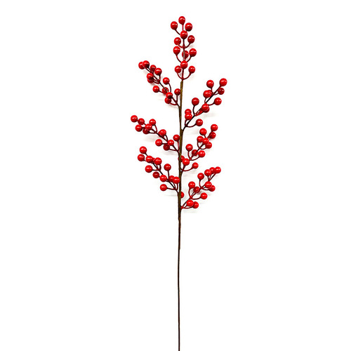 Holly red fruit fortune fruit artificial flower decoration holly table flower high-end artificial flower decoration living room decoration wholesale