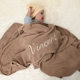 Etsy Custom Embroidered Blanket Newborn Baby Blanket Baby Blanket Kindergarten Nap Air Conditioning Blanket Children's Quilt
