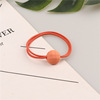 Spherical elastic hair accessory, cute hair rope, simple and elegant design, Korean style