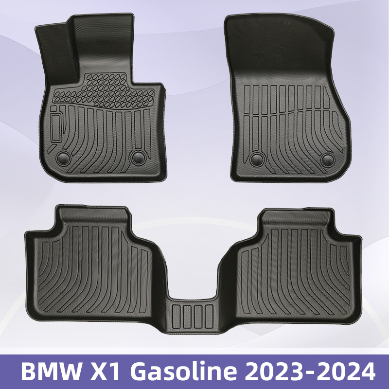 Aplicable a BMW X1 combustible 2023 - 2024 TPE almohadilla de pie 3D todo el tiempo material cojín del maletero