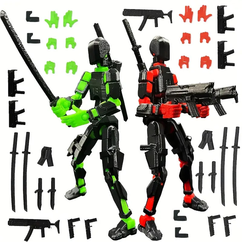 검정/빨강 + 검정/녹색 특수부대