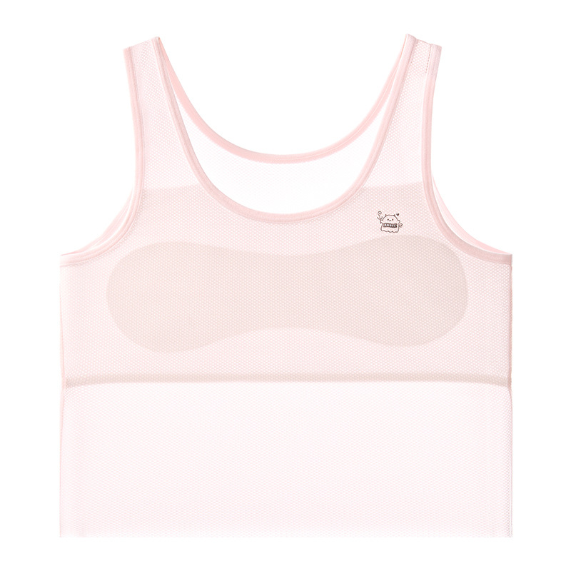 La primera etapa del desarrollo de las niñas, chaleco para niños de 7 a 12 años, ropa interior transpirable y cómoda que absorbe la humedad y agradable para la piel