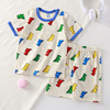 Children's sleeves, cotton summer set, T-shirt, summer clothing, children's clothing, Korean style, wholesale