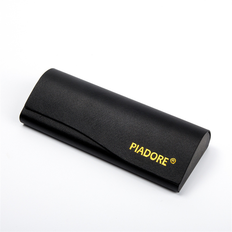 Packaging Box Pu Leather Storage Case for Reading Glasses, Pressure-Resistant Leather Case for Myopia Glasses, Iron Box Wholesale, Simple Design