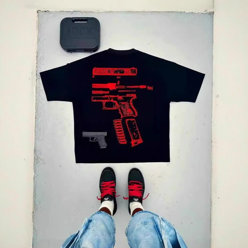 Men's T-Shirt Y2K Shirt Men's Harajuku Hip Hop In Our Trust Graphic Print Round Neck Cotton Oversized T-Shirt Men's T-Shirt Y2K Shirt Men's Harajuku Hip Hop In Our Trust Graphic Print Round Neck Cotton Oversized T-Shirt