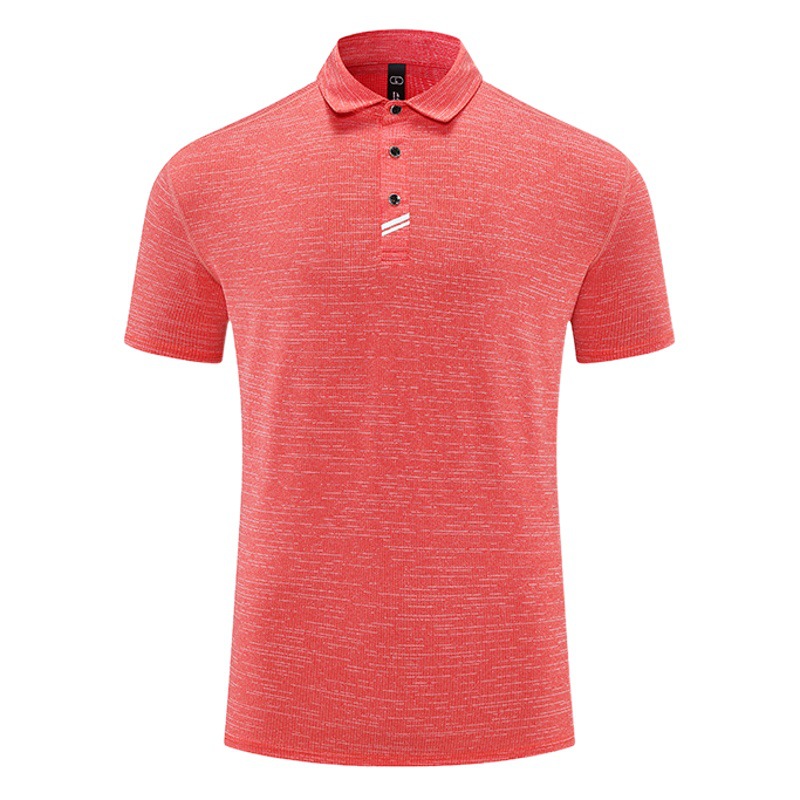 Cruz-frontera floral malla deportes Polo camisa casual raya reflectante versión de luz multi-color de secado rápido solapa manga corta sudor-absorbente superior