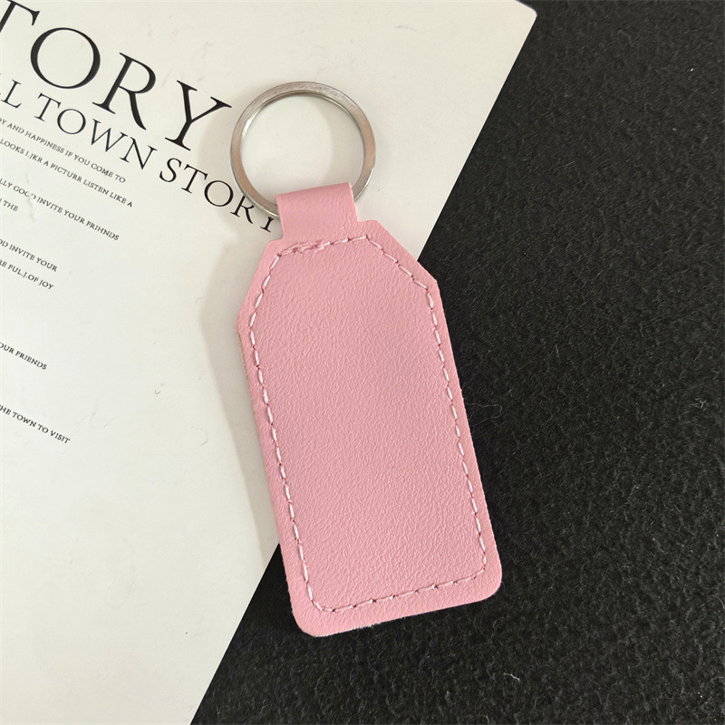 Spot bolso de cuero, bolso escolar, llavero, colgante, llavero de cuero para hombres y mujeres, regalo de negocios