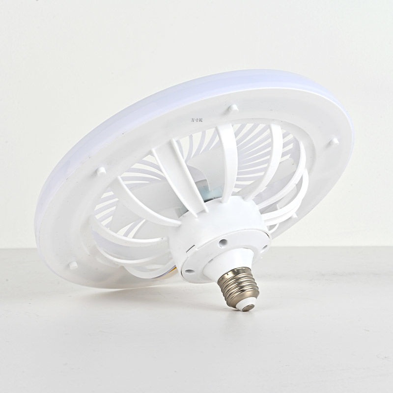 E27 Screw Fan Lamp Fan Chandelier Integrated Lamp Remote Control Kitchen Energy-Saving Room Led Home Bedroom Ceiling Lamp