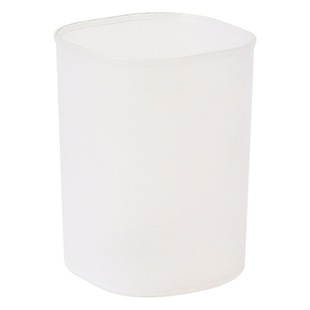 Desktop transparent frosted pen holder simple storage stationery box multi-kinetic energy pen holder student pen holder storage container wholesale