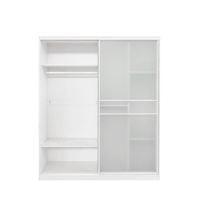 Armario casa alquiler dormitorio económico pequeño apartamento armario de almacenamiento gabinete almacenamiento simple ropa colgante armario image 7