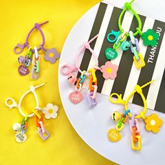 新款diy亞克力鑰匙扣太陽花鏈條掛件飾品