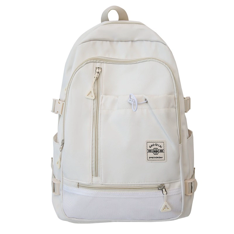 Universal Nylon Capacious Backpack in Multiple Colors, Korean Style, Durable and Stylish