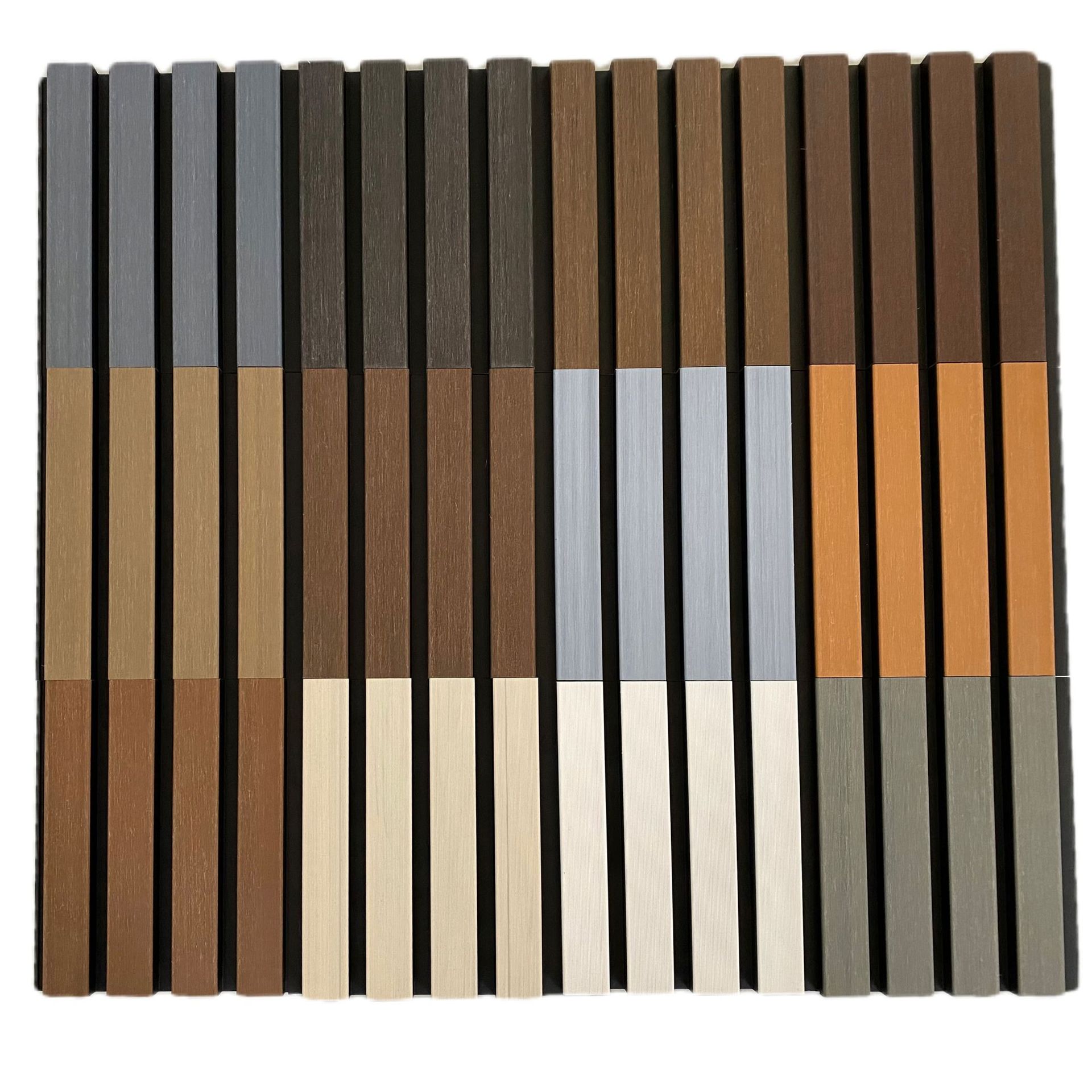 Madera plástica tablero de la Gran Muralla 219*26 material de segunda generación de coextrusión WPC parrilla valla tablero decoración al aire libre anticorrosión madera